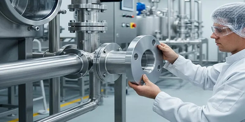 Применение Фланец Свободный Соединением