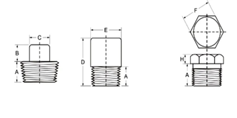 Размеры Заглушка Чугунная