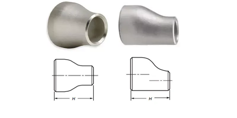 Размеры Трубные Переход ASME B16.9